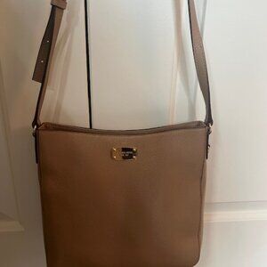 Michael Kors Tan Crossbody Messenger bag barely used
